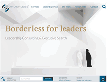 Tablet Screenshot of borderless.net